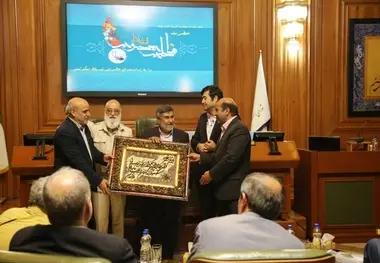 تقدیر اعضای شورای اسلامی شهر تهران از مهندس هابیل درویشی مدیرعامل شرکت مترو
