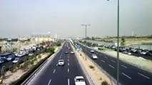 جدول وضعیت ترافیک لحظه‌ای راه‌های اصلی و فرعی استان تهران -۳