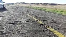 فیلم| جاده هایی که سلامتی رانندگان را تهدید می‌کنند
