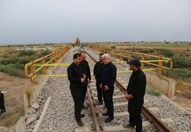 بازگشت سریع پل ریلی آق تکه خان در استان گلستان به مدار بهره برداری/ بازسازی اساسی ادامه دارد 