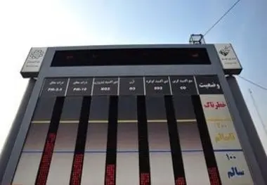 ازن، هوای تهران را آلوده کرد