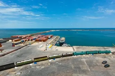 کاهش رسوب کالا با اتصال بندر کاسپین به شبکه ریلی سراسری