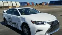 سانحه وحشتناک رانندگی سرنشین خودرو را به هوا پرت کرد