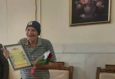 دیدار و قدردانی از 2 راننده پیشکسوت خمینی شهری