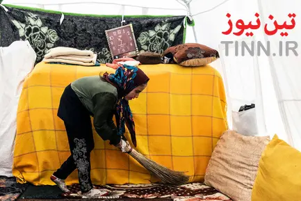 وضعیت زلزله زدگان بخش قطور شهرستان خوی