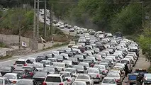 ترافیک سنگین در محور پارک ملی گلستان 