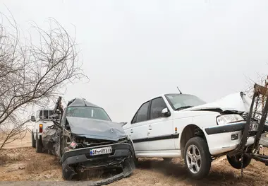 برخورد دو خودرو در بابل 5 مصدوم داشت
