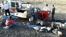 تصادف مرگبار در اردستان 2 کشته و 10 مصدوم برجای گذاشت