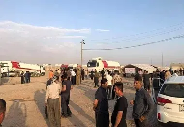 فیلم| ازدحام بیش از 700 کامیون در مرز پرویز خان