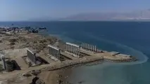 چهار پایه پل خلیج فارس تا نوروز در دریا تثبیت می شود