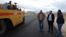 محور ارتباطی بیمارستان امام حسن ( ع) بجنورد به طول چهارو نیم کیلومتر در خراسان شمالی