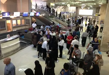 بازدید شرفبافی از بخش خدمات مسافر هواپیمایی هما در ترمینال٢ فرودگاه مهرآباد