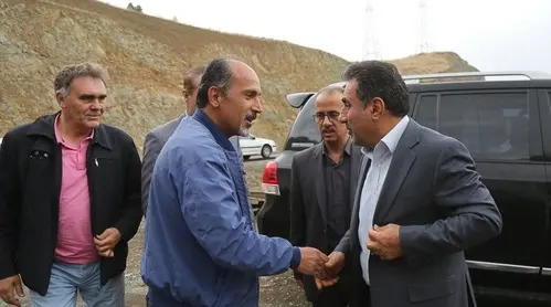 بازدید خیرالله خادمی از اتوبان کرج