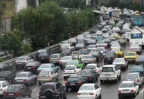وضعیت ترافیکی معابر اصلی و بزرگراهی تهران در ۶ اردیبهشت ماه 