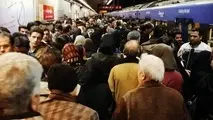 نقص فنی در مترو نداشتیم/ شلوغی طبیعی است