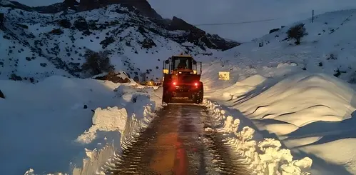 راهداری زمستانی در تفتان سیستان