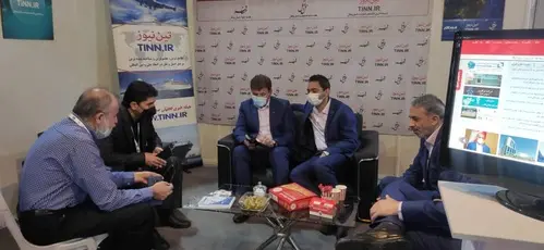 بازدید مدیرعامل شرکت واگن پارس از غرفه تین 