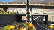 بهره برداری از تقاطع غیرهمسطح در بزرگراه شهید همدانی