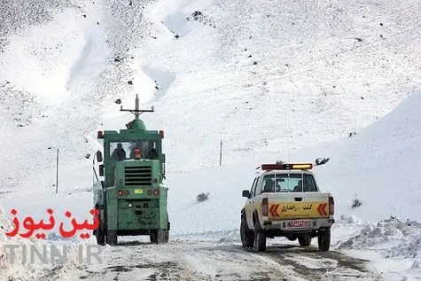گزارش تصویری تلاش راهداران استان زنجان برای بازگشایی محورهای مسدود روستایی