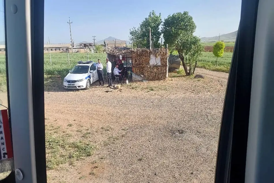 برخورد متفاوت یک راننده اتوبوس با جریمه پلیس راهور!