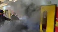 آتش سوزی در خط 5 مترو تهران؛ عمدی بود/ فرد خرابکار تحویل نهاد های امنیتی شده است

