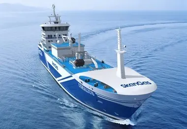 Skangas LNG bunker ship delivers first cargo to Norway