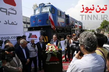 رونمایی از لکوموتیو MAP24 مپنا