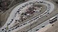 ترافیک سنگین در چالوس/ترافیک روان در هراز وفیروزکوه