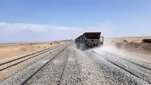 پیشرفت 94 درصدی خط دوم راه‌آهن اصفهان-سیستان