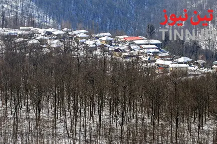 تصاویر هوایی از مناطق روستایی و ییلاقی مازندارن پس از بارش سنگین برف