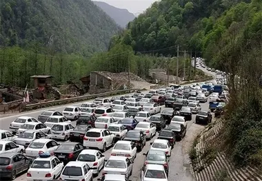 ترافیک جنوب به شمال چالوس را بست