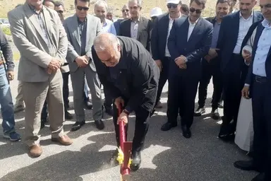 قطعه دوم جاده دره‌ شهر - پلدختر کلنگ‌ زنی شد