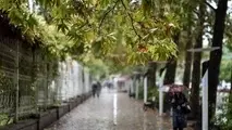 بارش پراکنده باران در ۷ استان کشور/کاهش محسوس دما در استان‌ های ساحلی خزر و اردبیل