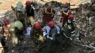 حادثه ساختمان شمال شهر تهران؛ هر سه کارگر مدفون شده زیر آوار فوت شدند