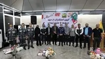 برگزاری آیین استقبال از مهر با حضور جمعی از فرزندان کارکنان مترو در شهر زیرزمینی