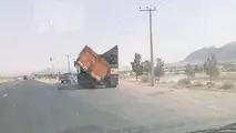 نشست پل ورودی شهرضا/ ادامه مشکلات کمربندی + فیلم 