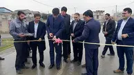 بهره‌برداری از پروژه آسفالت محور سیمین شهر-ناردانلی-گمیش‌تپه در گلستان