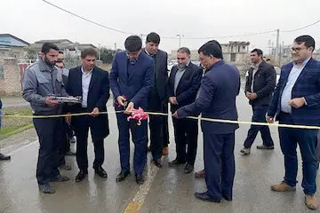 بهره‌برداری از پروژه آسفالت محور سیمین شهر-ناردانلی-گمیش‌تپه در گلستان