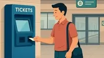 فیلم | آموزش تهیه بلیت قطارهای حومه ای
