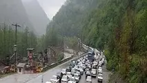 ترافیک پرحجم در جاده‌های هراز و چالوس