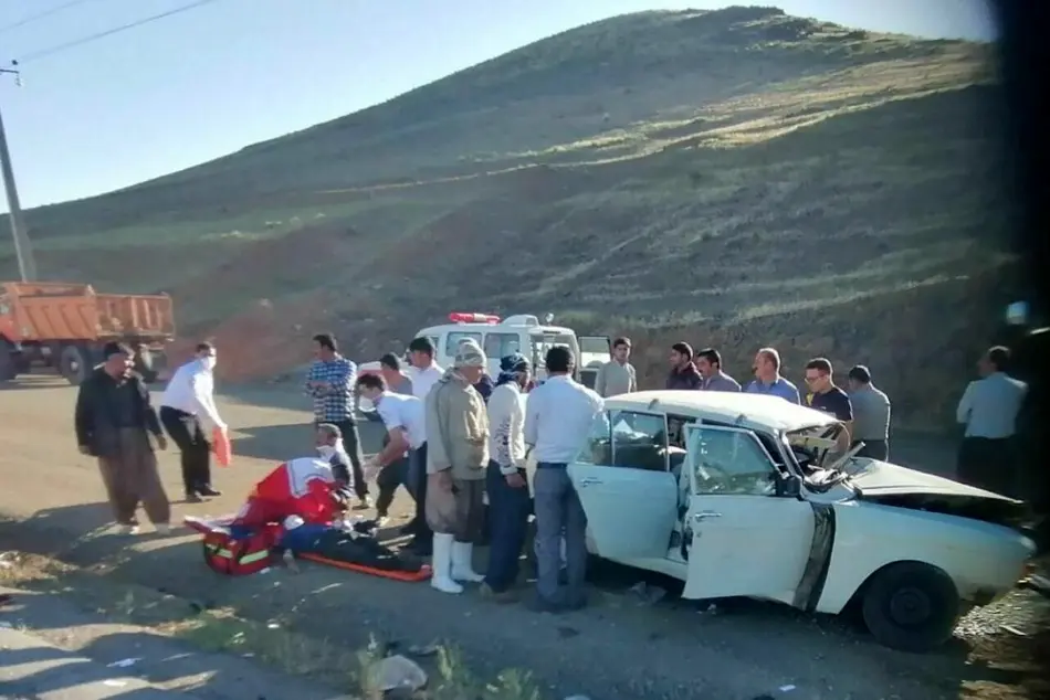 یک کشته در حادثه رانندگی جاده بوکان - میاندوآب