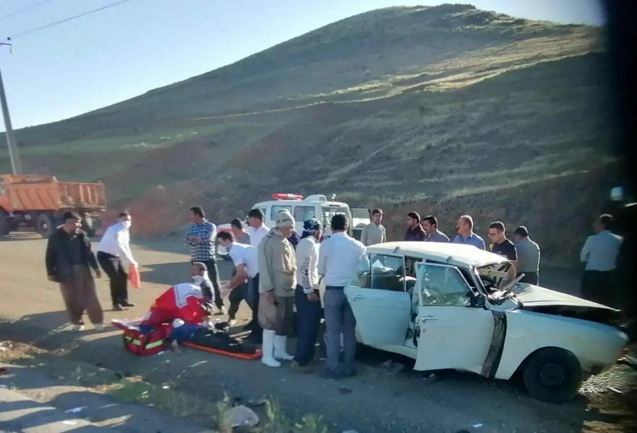 یک کشته در حادثه رانندگی جاده بوکان - میاندوآب 
