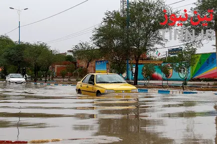 آبگرفتگی معابر در آبادان