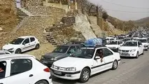 ترافیک سنگین در محورهای چالوس و هراز 