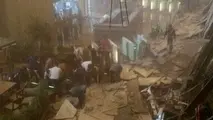 ریزش ساختمان بورس در اندونزی