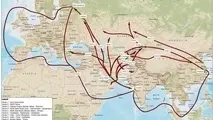 کریدورهایی که از ایران عبور می کنند و ترانزیت خاورمیانه