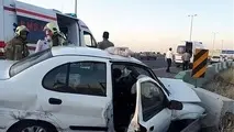 برخورد ۵ دستگاه خودرو در محور قزوین- بوئین زهرا