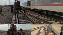 تعویض تکه مرکزی سوزن در ایستگاه راه‌ آهن گیلان با موفقیت انجام شد 