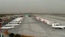 ظرفیت پارکینگ فرودگاه مهرآباد پر شد