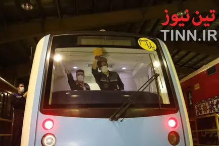 عملیات ضدعفونی کردن متروی تهران